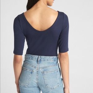 GAP  Back Scoop Top